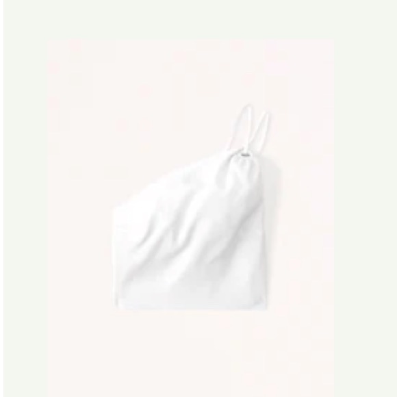 [M] NWT - ABERCROMBIE & FITCH asymmetrical one-shoulder top - Picture 2 of 7